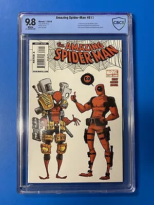 Buy Amazing Spider-man # 611 CBCS 9.8 WP SCOTTY YOUNG Deadpool Variant Cover • 155.84£