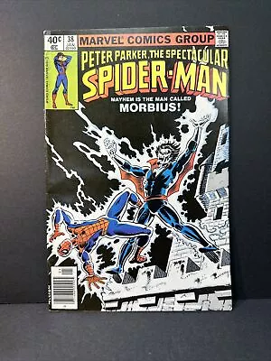 Buy Peter Parker, Spectacular Spider-Man #38 1980 Marvel Morbius Cured FN+ 6.5 • 7.88£