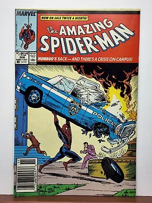 Buy AMAZING SPIDER-MAN 306 Action 1 Cover Swipe Newsstand 1988 Marvel 7.0 F/VF 4367 • 23.71£