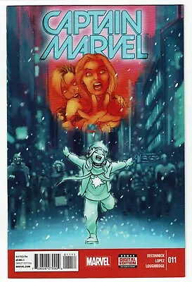Buy Captain Marvel 11 - Marvel 2014 - Cover By David Lopez • 7.49£