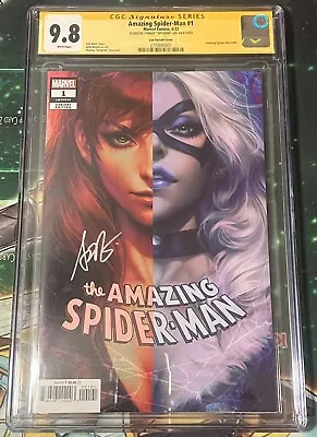 Buy Amazing Spider-Man #1 Artgerm Variant CGC SS 9.8 Signed By Stanley  Artgerm  Lau • 138.52£