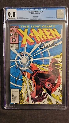 Buy Uncanny X-men 221 CGC 9.8 1st Mr. Sinister SO MUCH FUN Second Print RARE Variant • 1,439.14£