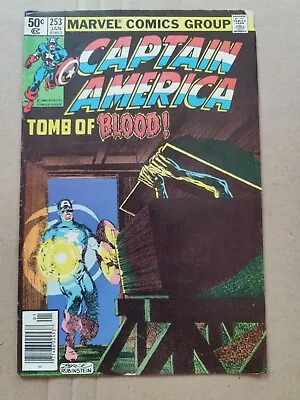Buy Captain America 253 FN 1st Modern Union Jack Byrne 1981 • 6.32£