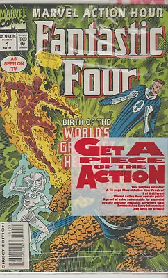 Buy Marvel Comics Marvel Action Hour Fantastic Four #1 Polybagged 1st Print Vf • 2.25£