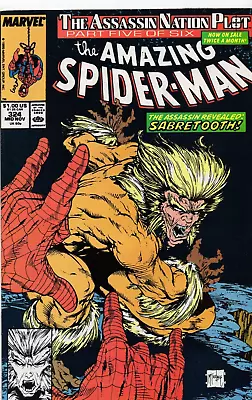 Buy The Amazing Spider-man #324 1989 NM- • 14.39£