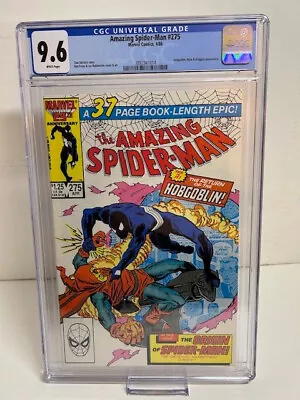 Buy Amazing Spider-Man #275 CGC 9.6, White Pages, Defalco, Frenz & Rubenstein (1985) • 47.97£