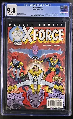 Buy X-Force #116 CGC 9.8 - 1st App. Of X-Statix • 119.93£