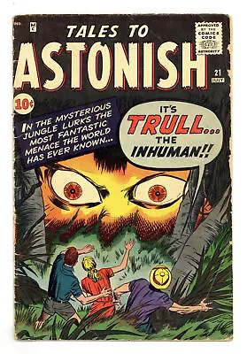 Buy Tales To Astonish #21 GD/VG 3.0 1961 • 90.92£