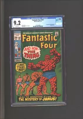 Buy Fantastic Four #107 CGC 9.2 1st App Of Nega-Man (Richard Janus) 1971 • 160.85£
