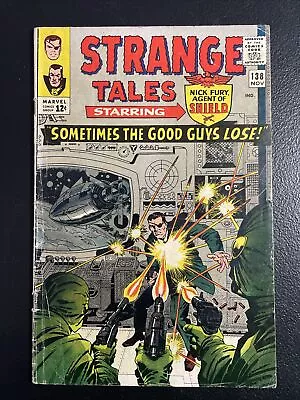 Buy Strange Tales #138 4.0 1st Appearance Of ✨eternity✨marvel 1965 Thor 4 • 35.48£