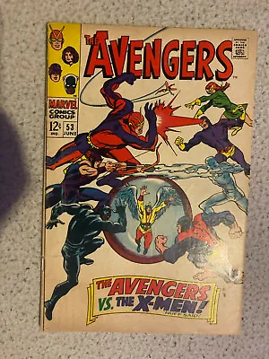 Buy The Avengers 52 (1968) Marvel Comics 1st Crossover By The X-Men Into Avengers • 50£