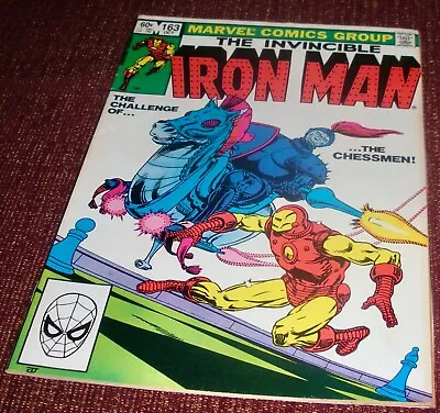 Buy Oct.  1982 Marvel Comics Group THE INVINCIBLE IRON MAN #163 Comic Book • 8£