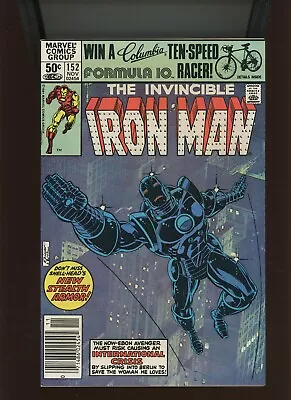 Buy (1981) Iron Man #152: BRONZE AGE! KEY! NEWSSTAND COPY! 'STEALTH ARMOR I'! (9.0) • 4.57£
