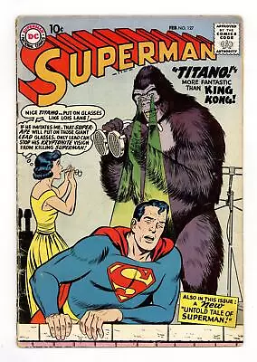 Buy Superman #127 GD 2.0 1959 • 35.62£