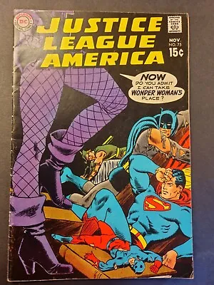 Buy Justice League Of America #75 Black Canary Joins DC Silver Age 1969 • 80£