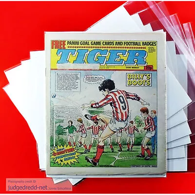 Buy TIGER COMIC BRITISH BOYS FOOTBALL COMIC UK + Comic Bag And Board (Lot 336 ) • 7.50£