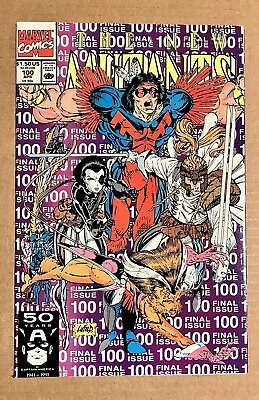 Buy NEW MUTANTS #100 NM-  1st X-FORCE ROB LIEFELD WHITE PAGES GLOSSY • 7.91£