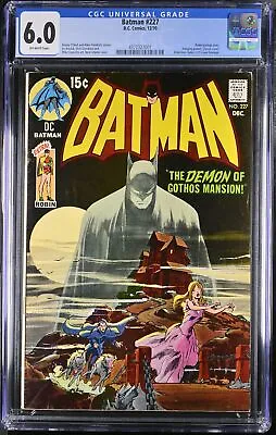 Buy Batman #227 CGC FN 6.0 Detective Comics #31 Homage! Classic Neal Adams! • 647.69£