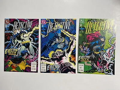 Buy Detective Comics #644-646 In NM- —  The Electric City Set, 1992 • 3.15£