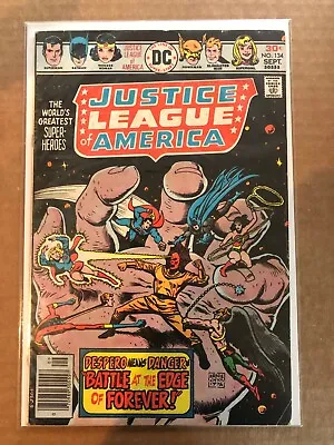 Buy DC Comics 1972 JUSTICE LEAGUE OF AMERICA #134 Batman Superman Woder Woman Flash • 8.03£