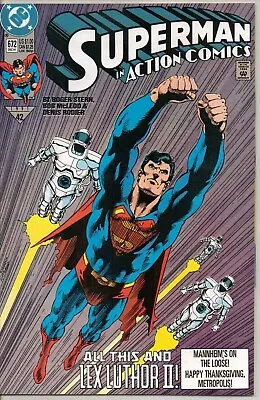 Buy  Action Comics  No 672 1991  All This, Lex Ii  Jurgens Cover Superman 9.6 Nmt+ • 5.99£