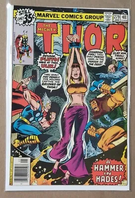 Buy Marvel Comics - The Mighty Thor - # 279 Jan 1979 - A Hammer In Hades! • 23.59£