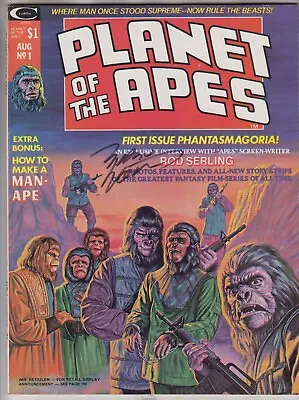Buy Planet Of The Apes # 1  Vf/nm Signed Marv Wolfman Marvel Curtis  Cents 1974 • 159.95£