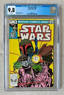Buy Star Wars #68 Cgc 9.8 White Pages // Bronze Age Boba Fett Cover 1983 • 1,970.12£