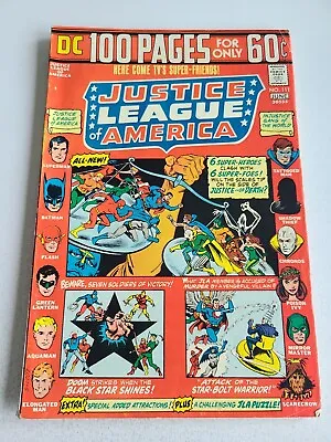 Buy JUSTICE LEAGUE OF AMERICA #111 - DC 1974 Comic Book, Fine 6.0 • 11.19£