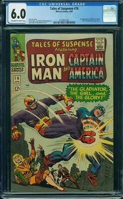 Buy TALES OF SUSPENSE # 76   Silver Age 1st ULTIMO!  CGC  6.0    4192832001 • 45.83£