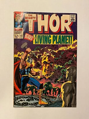 Buy The Mighty Thor #133 Vf 8.0 1st App Of Ego The Living Planet Jack Kirby Art • 158.36£