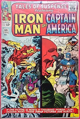 Buy Tales Of Suspense 66 1965 First Appearance Of Iron Man Armor MK IV • 24.99£