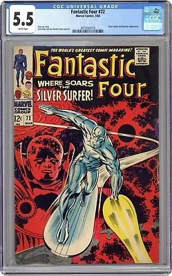 Buy Fantastic Four #72 CGC 5.5 1968 4072032010 • 218.44£