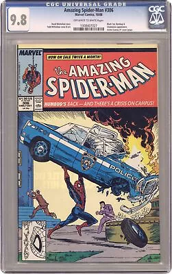 Buy Amazing Spider-Man #306D CGC 9.8 1988 1308407027 • 352.76£