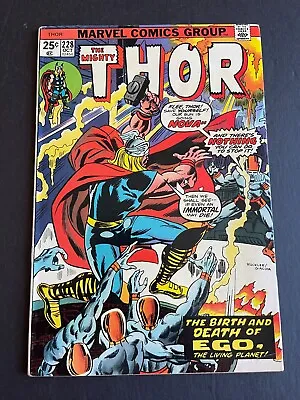 Buy Thor #228 - Origin Of Ego The Living Planet (Marvel, 1974) Fine- • 6.09£