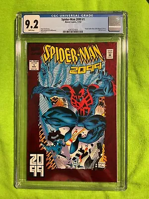 Buy Spider-man 2099 #1 Cgc 9.2 Nm White Pages • 66.41£