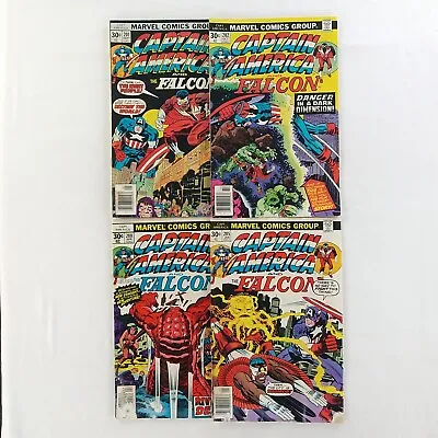 Buy Captain America #201 202 205 208 Readers/Fillers Lot (1976 Marvel Comics) • 7.90£