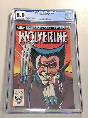 Buy WOLVERINE 1 CGC 8.0 1st SOLO SERIES 1ST APPEARANCE Yukio Marvel X-Men Comic 1982 • 182.56£
