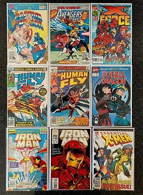 Buy Collectable Comic Run Box Bundle Mixed Job Lot X9 Vintage Marvel Annual X-MEN #1 • 1.20£