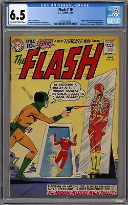 Buy Flash #119 Cgc 6.5 Off-white To White Pages Dc Comics 1961 • 158.87£