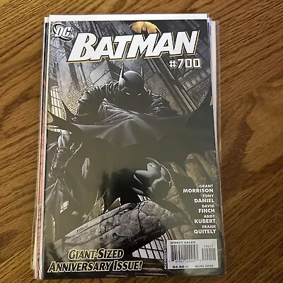 Buy Batman #700 Finch 2010 Morrison Anniversary Issue Dc Comics • 12.06£