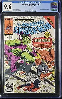 Buy 🔑🔥🔥🔥 AMAZING SPIDER-MAN #312 CGC 9.6 Green Goblin Battles Hobgoblin 150006 • 78.02£