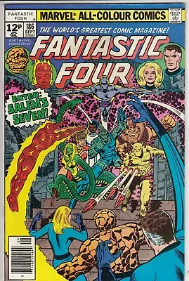 Buy Fantastic Four 186 - 1977 - Perez - Very Fine +  REDUCED PRICE • 9.99£
