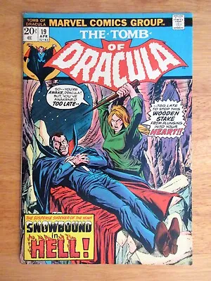 Buy The Tomb Of Dracula #19 (1973) Vf/vf- • 35.09£
