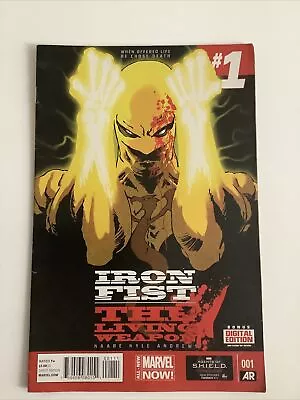 Buy Iron Fist #1 - 1st Printing - Marvel Now! 2014 VF- 7.5 • 6.99£