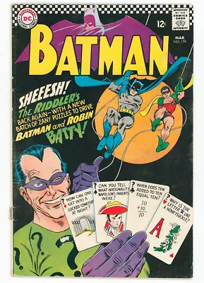 Buy Batman 179 2nd SA Riddler, Super Fun Issue, Discounted For Staple Pull • 115.19£