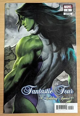 Buy Fantastic Four Wedding Special #1 - Artgerm She-hulk Variant - 2018 - Nm • 7.50£