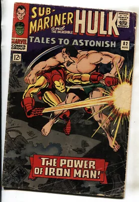 Buy TALES TO ASTONISH #82--comic Book--1966--MARVEL--IRON MAN VS. SUB-MARINER--VG- • 26.38£