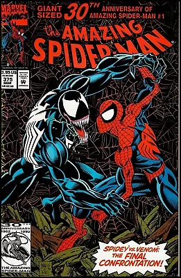 Buy Amazing Spider-Man (1963 Series) #375 '1st Anne Weying' NM- Cond (Marvel, 1993) • 12.06£