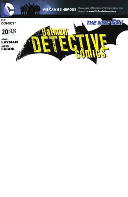 Buy Detective Comics (2011) #  20 Blank Variant (9.0-VFNM) 2013 • 16.20£